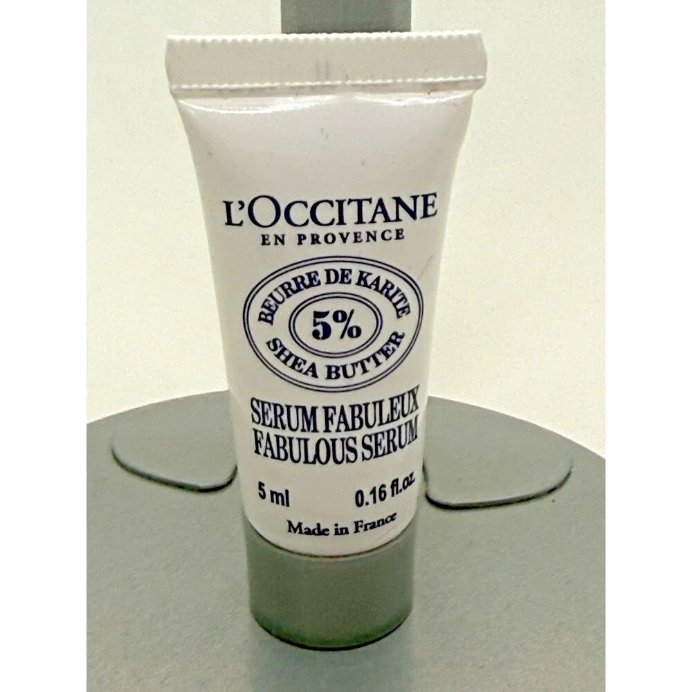 L'Occitane Ultra Rich Shea Lip Balm 10% Organic Hydrating Butter Serum, 3 Pieces